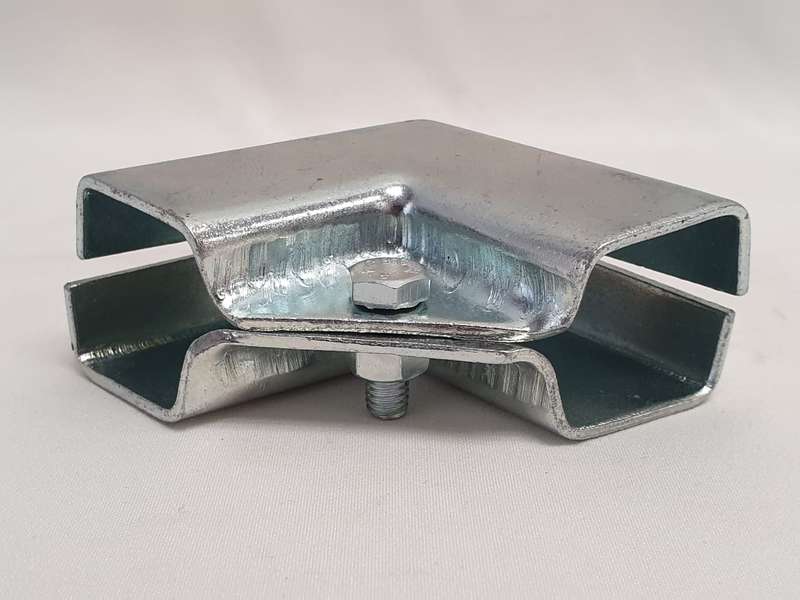 Insta-Connect No Weld DIY Connectors - 90 Degree Joint 2 Way - Mild Steel