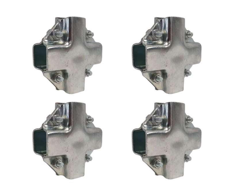 Insta-Connect No Weld DIY Connectors - Cross Joint - 4 pack