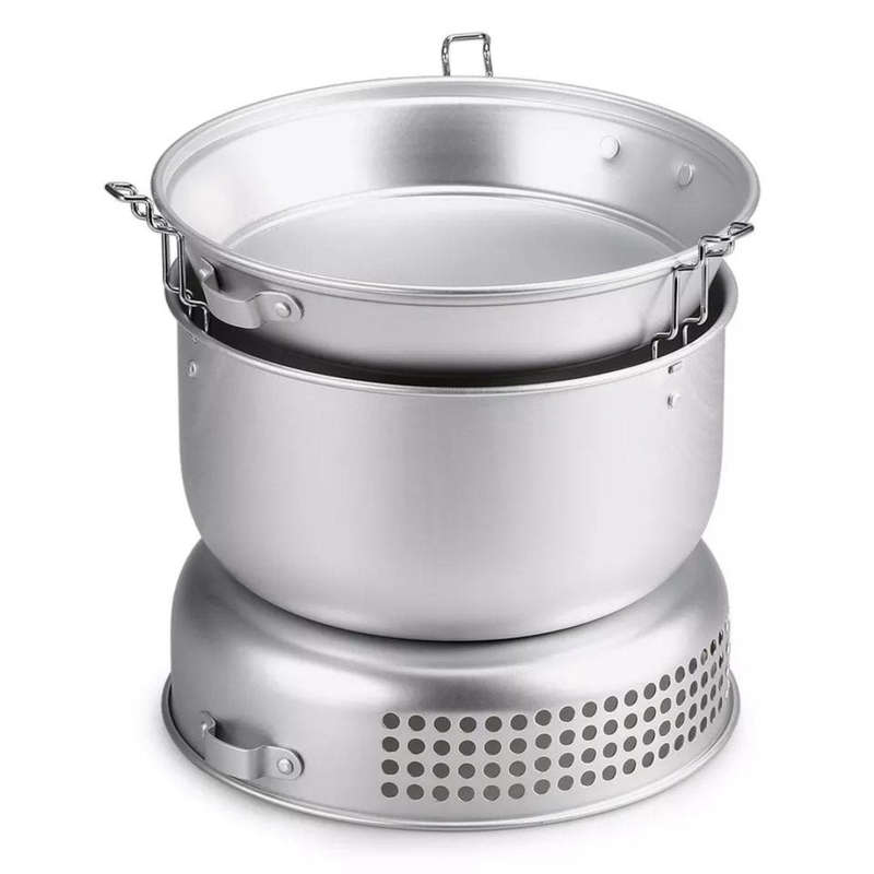Lifespace 10-Piece Portable Camping Hiking Cook Set