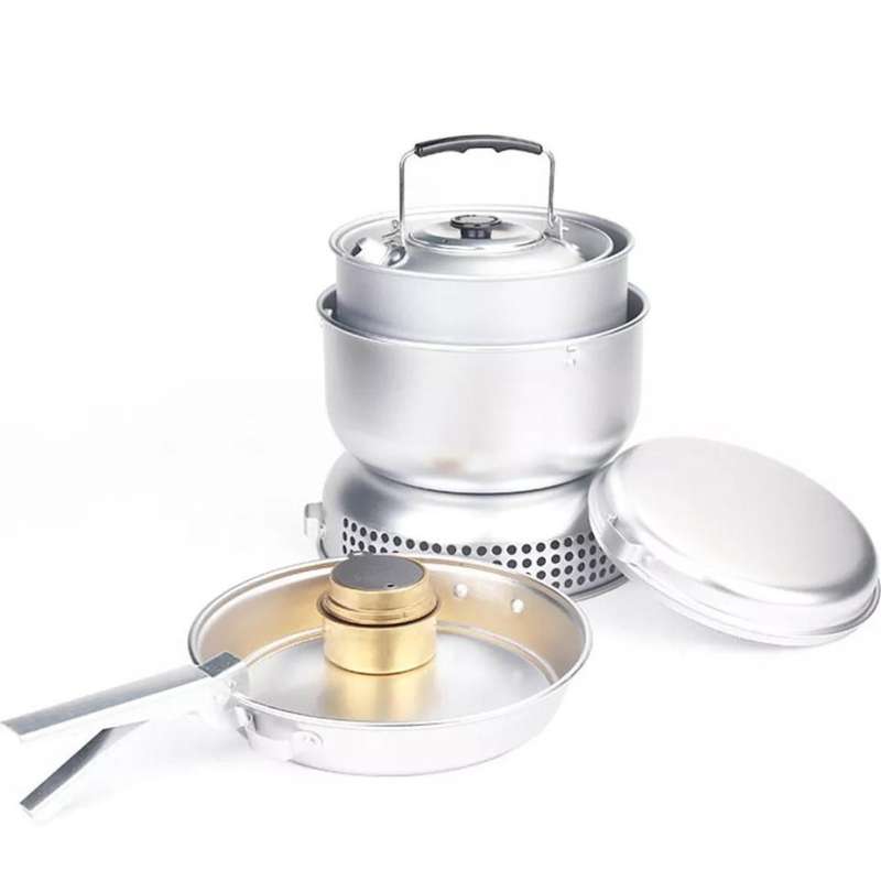 Lifespace 10-Piece Portable Camping Hiking Cook Set