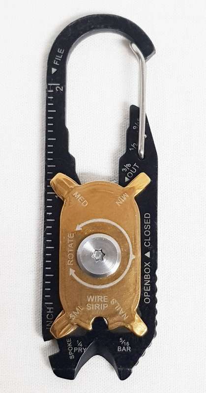 Lifespace 20-in-1 Multitool with Carabiner Clip & Keychain