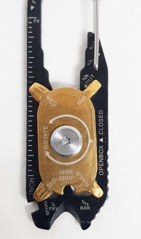 Lifespace 20-in-1 Multitool with Carabiner Clip & Keychain