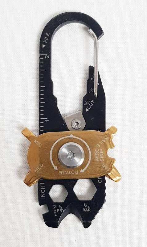 Lifespace 20-in-1 Multitool with Carabiner Clip & Keychain
