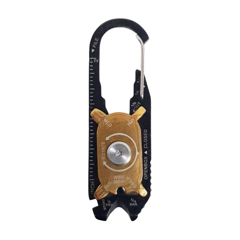 Lifespace 20-in-1 Multitool with Carabiner Clip & Keychain
