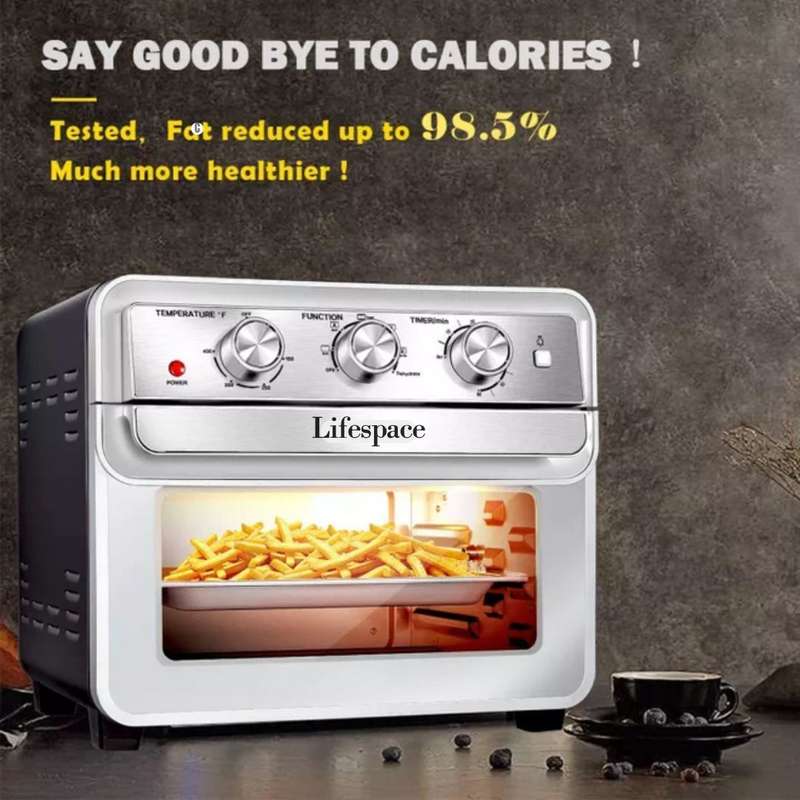 Lifespace 22lt Multi-Function Air Fryer Steam Oven - 1700w - Excellent Quality