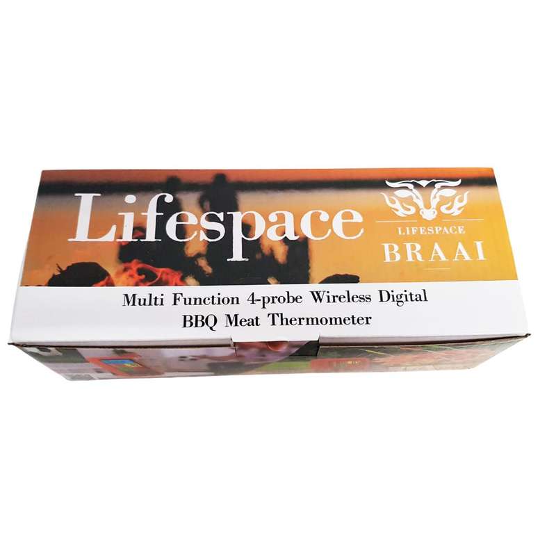 Lifespace 4 Probe Wireless Thermometer - Orange