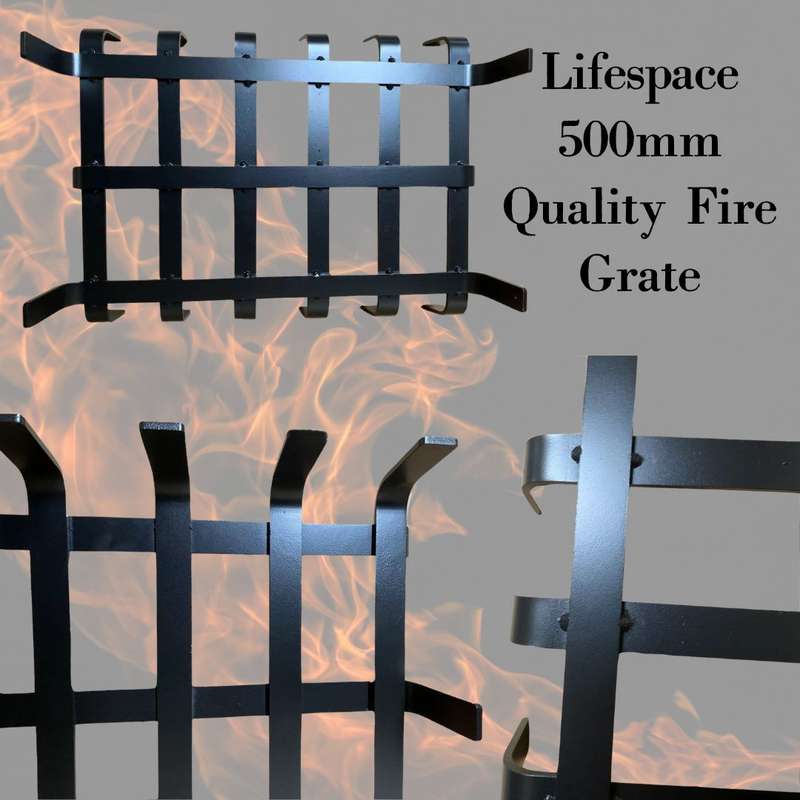Lifespace 500mm Fire Grate & Ash Pan 2.0