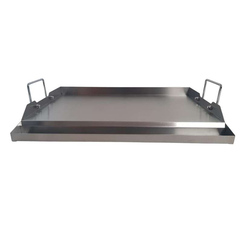 Lifespace 56cm Stainless Steel BBQ Flat Top Griddle
