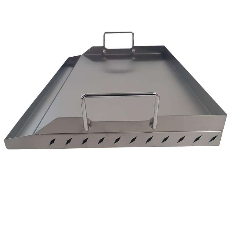 Lifespace 56cm Stainless Steel BBQ Flat Top Griddle