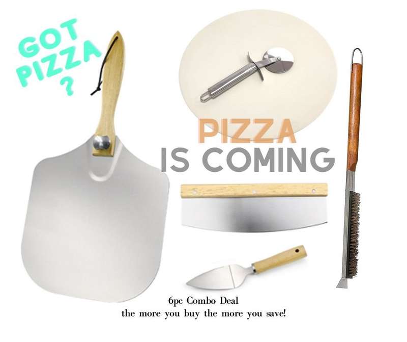 Lifespace 6pc Pizza Accessory Bundle Deal