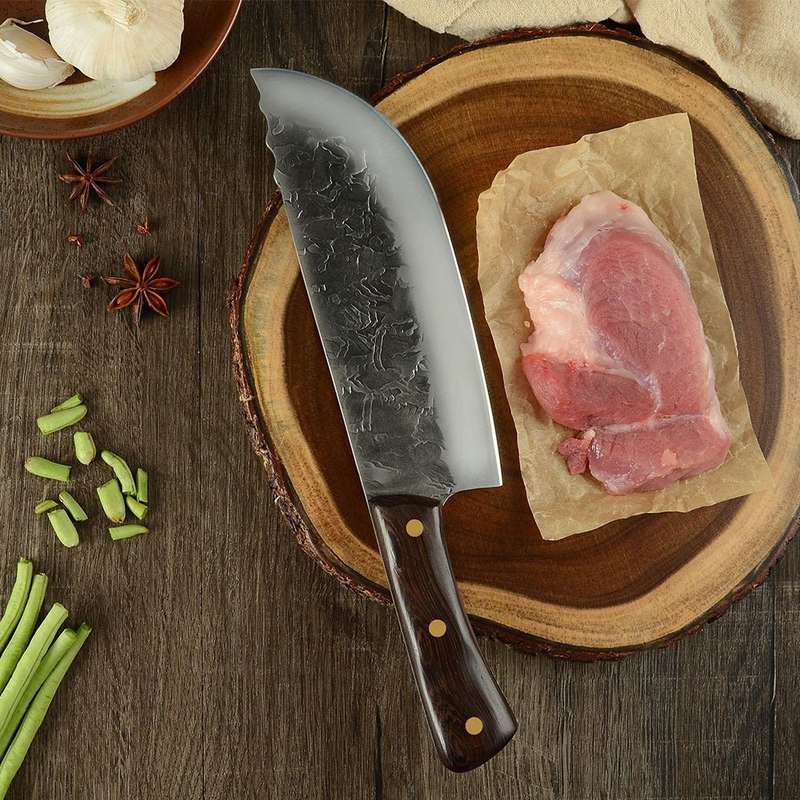 Lifespace 7,5" Hammer Forged Chef Cleaver