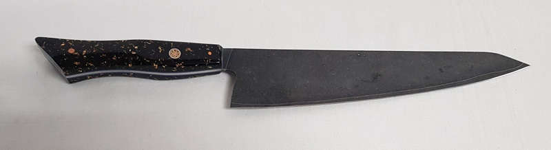 Lifespace 8" Japanese VG10 Cladded Steel Kurouchi Kiristuke Knife with Resin Handle