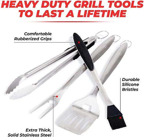 Lifespace BBQ Braai Heavy Duty Fork