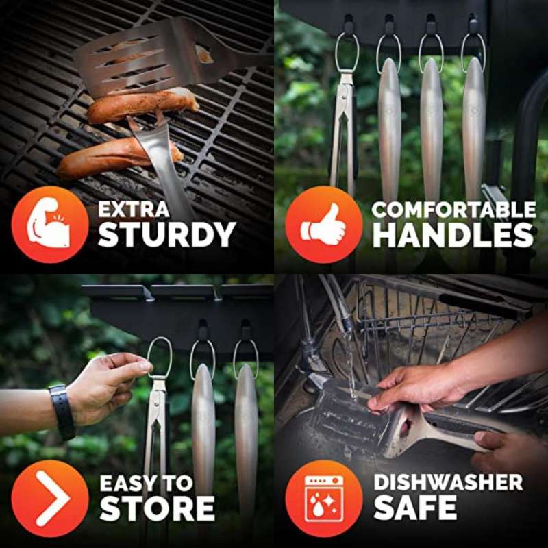 Lifespace BBQ Braai Heavy Duty Spatula