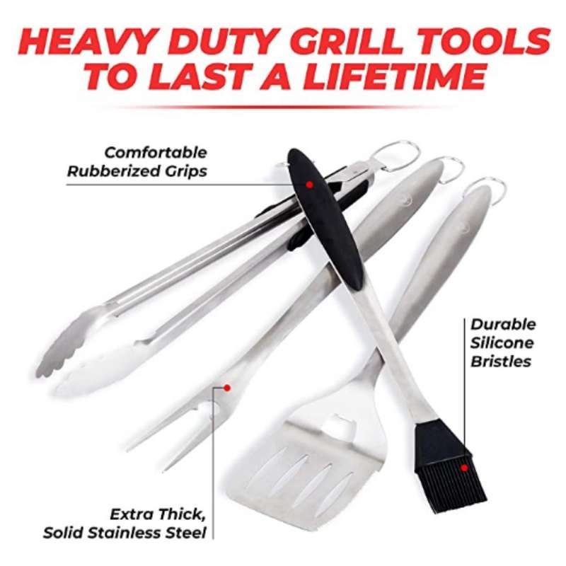 Lifespace BBQ Braai Heavy Duty Tong
