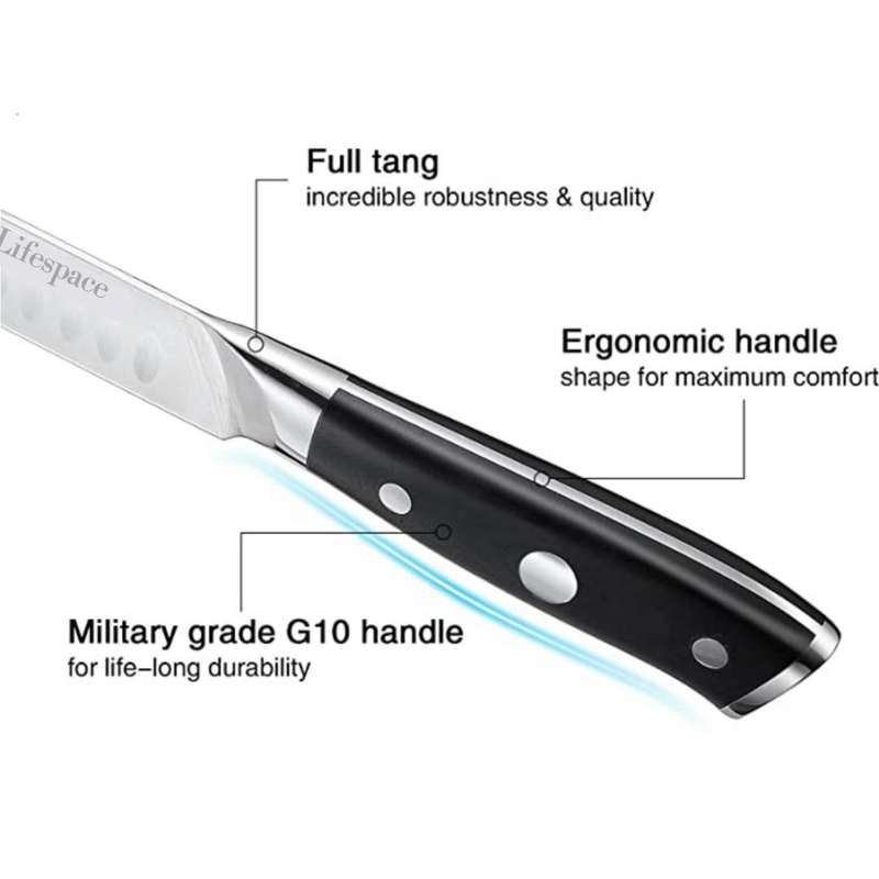 Lifespace BBQ Ham & Brisket Carving Knife - 300mm Stainless Steel Blade