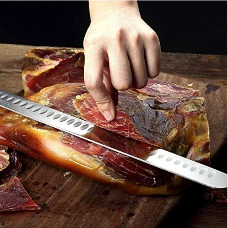 Lifespace BBQ Ham & Brisket Carving Knife - 300mm Stainless Steel Blade