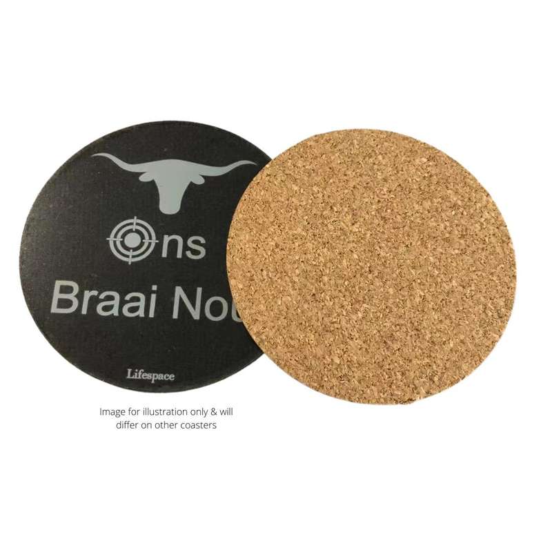 Lifespace "BBQ I like my butt rubbed & my pork pulled" Drinks Coasters - Set of 6