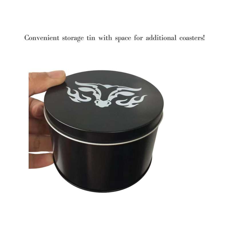 Lifespace "BBQ I like my butt rubbed & my pork pulled" Drinks Coasters - Set of 6