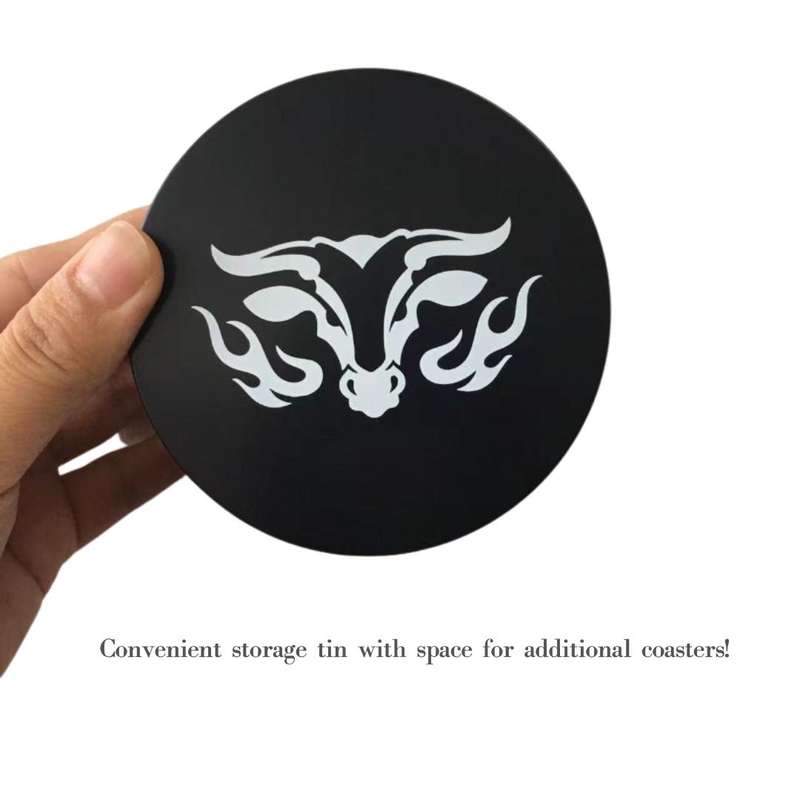 Lifespace "BBQ I like my butt rubbed & my pork pulled" Drinks Coasters - Set of 6