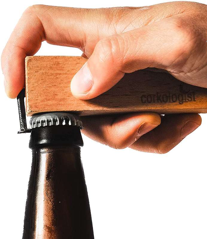 Lifespace Beech Bent Nail Bottle Opener