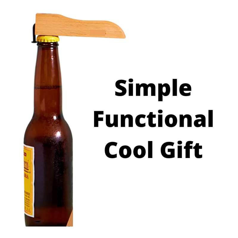 Lifespace Beech Bent Nail Bottle Opener