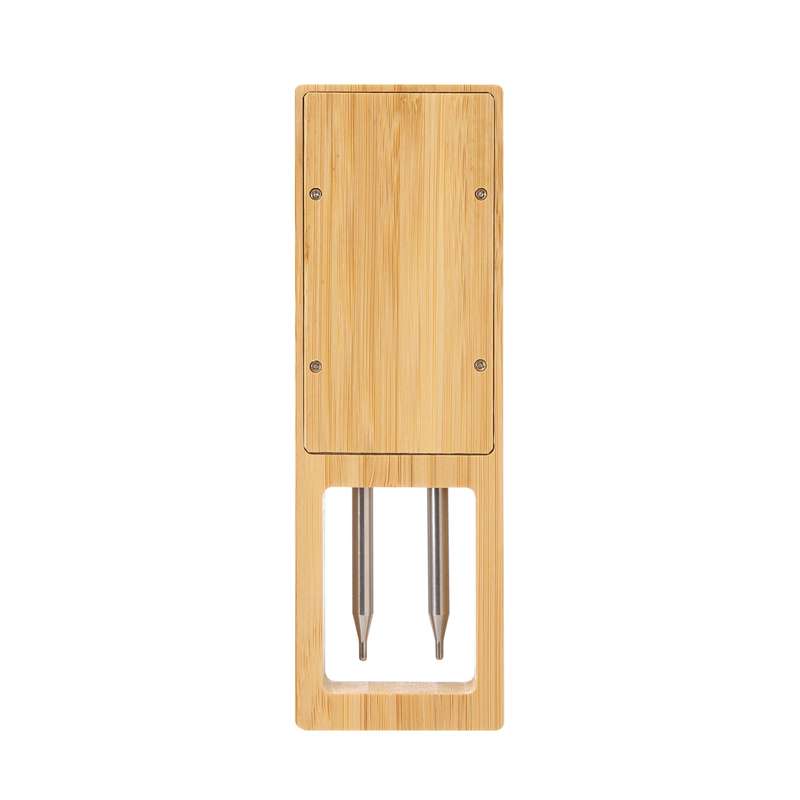 Lifespace Bluetooth Thermometer on Wood Base - Dual Probe