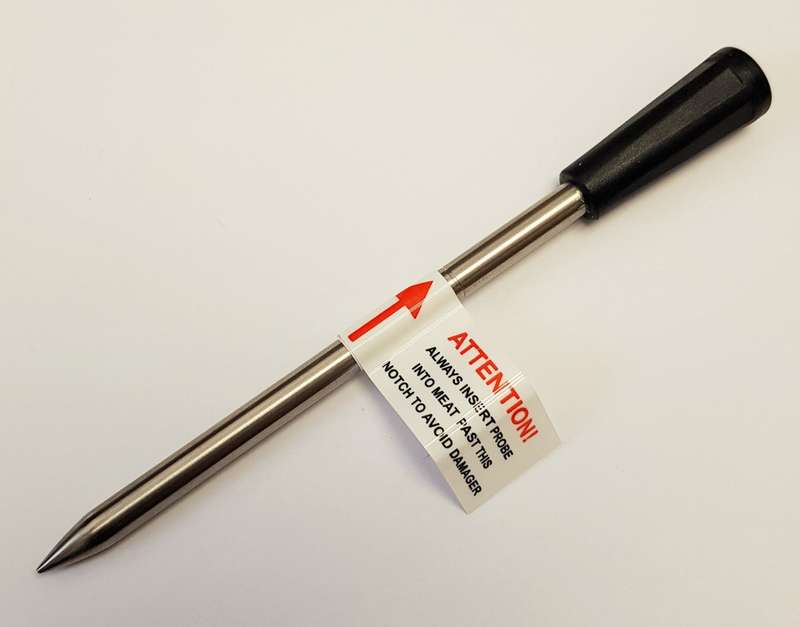 Lifespace Bluetooth Thermometer on Wood Charging Base - Single Probe