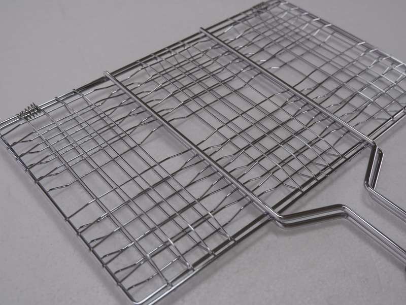 Lifespace Braai Grid Basket - Chrome