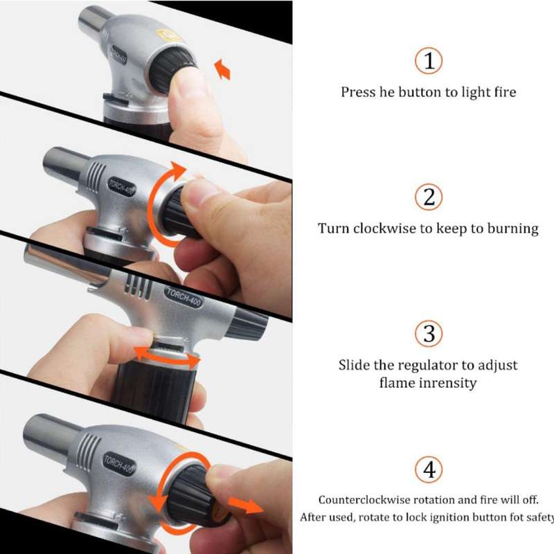 Lifespace Braai Kitchen Crème Brulee Blow Torch Burner