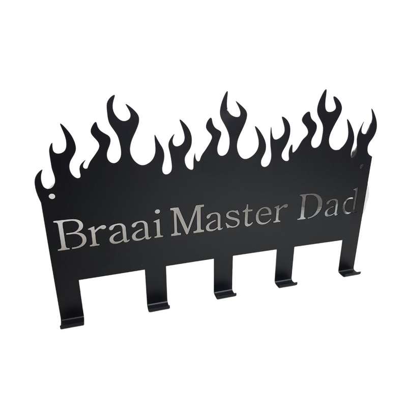 Lifespace "Braai Master Dad" Braai 5 Hook Utility Rack