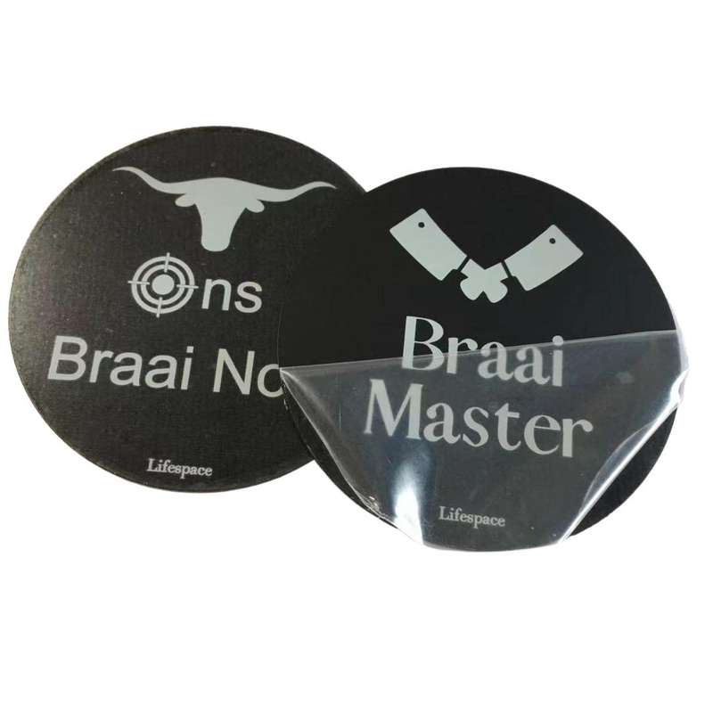 Lifespace "Braai Time" Drinks Coasters - Set of 6