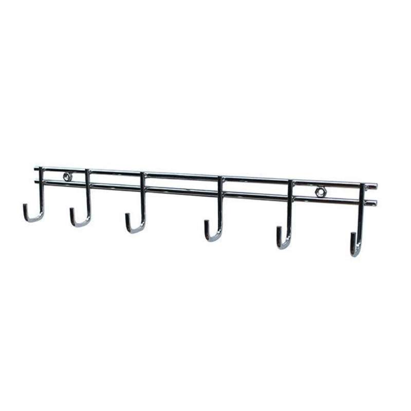 Lifespace Braai Utility Rack - 6 Hooks - Chrome Plated Mild Steel - 3 pack