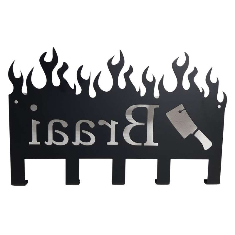 Lifespace "Braai (with cleaver)" Braai 5 Hook Utility Rack