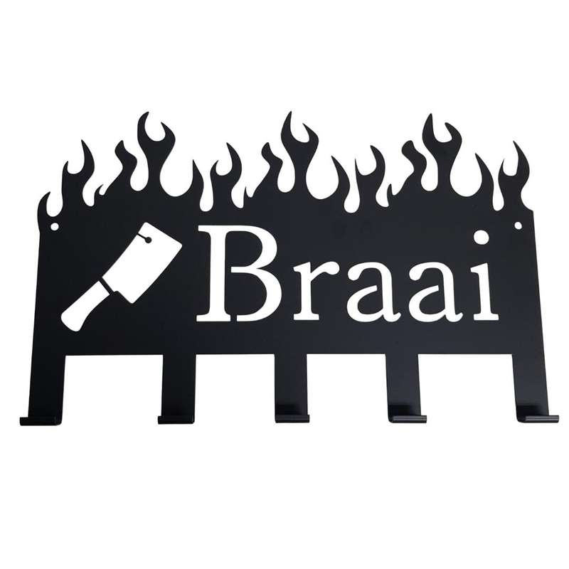 Lifespace "Braai (with cleaver)" Braai 5 Hook Utility Rack