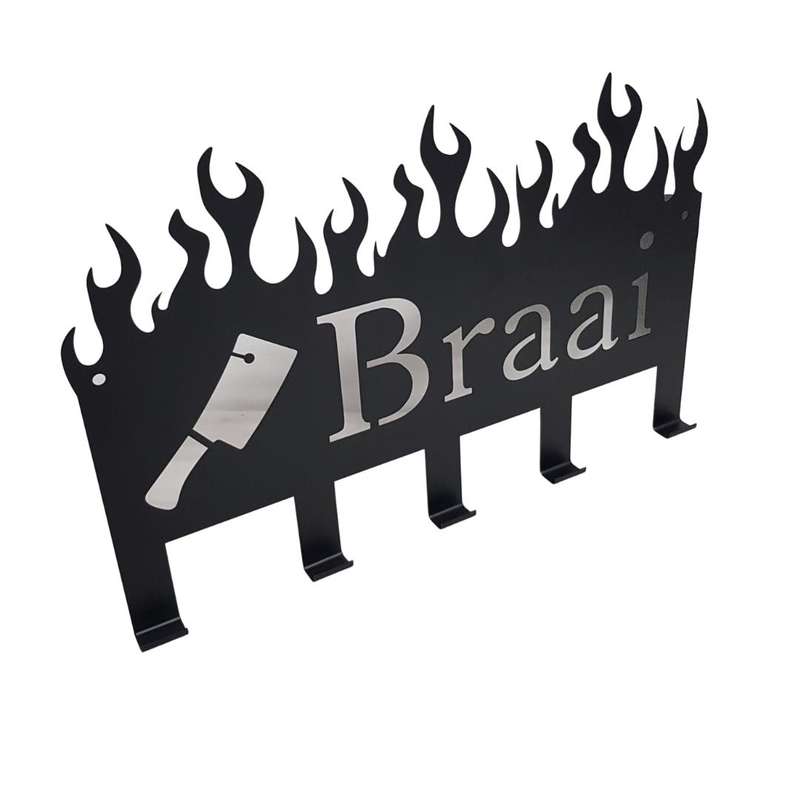 Lifespace "Braai (with cleaver)" Braai 5 Hook Utility Rack