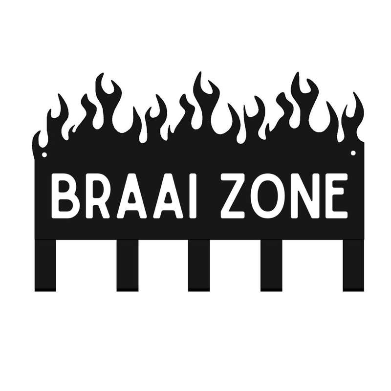 Lifespace "Braai Zone" Braai 5 Hook Utility Rack