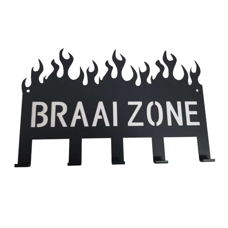Lifespace "Braai Zone" Braai 5 Hook Utility Rack