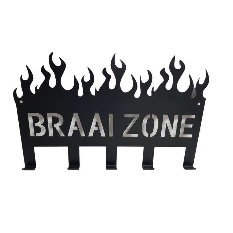 Lifespace "Braai Zone" Braai 5 Hook Utility Rack
