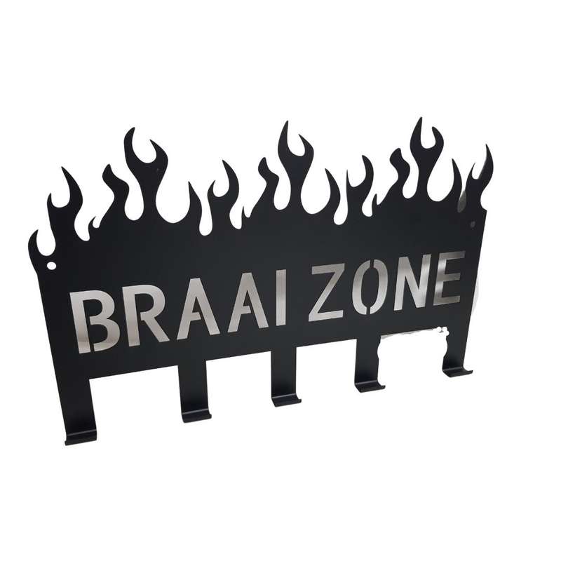 Lifespace "Braai Zone" Braai 5 Hook Utility Rack