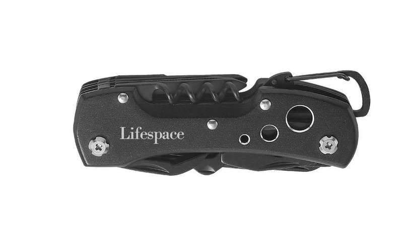 Lifespace Camping Fishing Multi Tool Pocketknife with Scissors