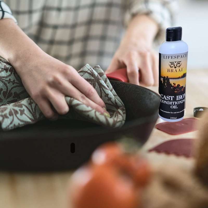 Lifespace Cast Iron Potjie Clean & Care Kit