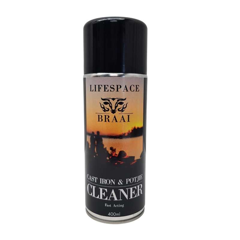 Lifespace Cast Iron & Potjie Cleaner - 400ml
