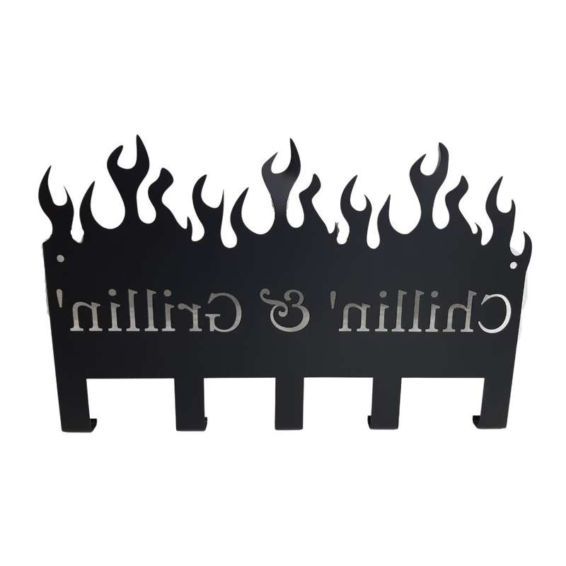 Lifespace "Chillin' & Grillin'" Braai 5 Hook Utility Rack