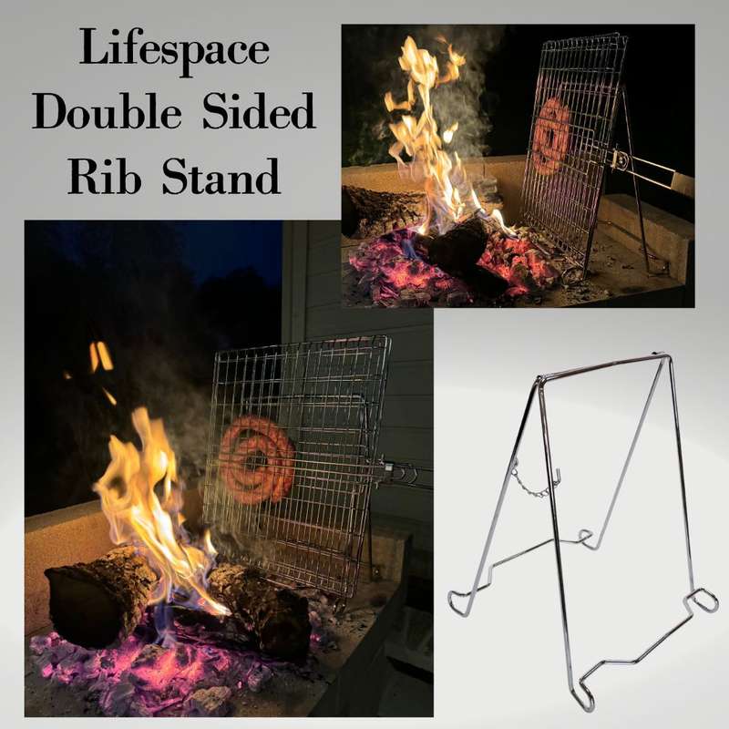 Lifespace Double Side Rib Stand - Chrome