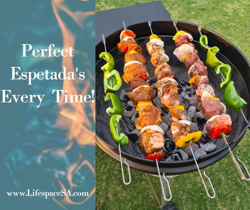 Lifespace Espetada Skewer Set for 57cm Kettle Braai