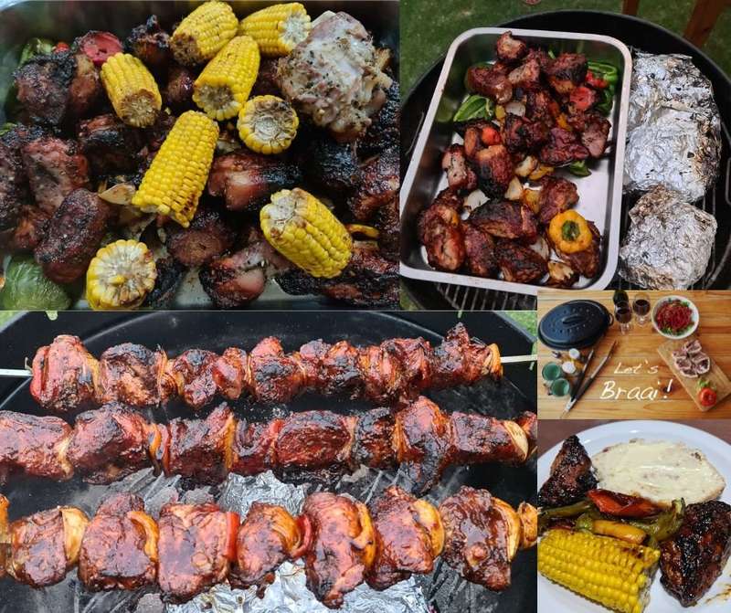 Lifespace Espetada Skewer Set for 57cm Kettle Braai
