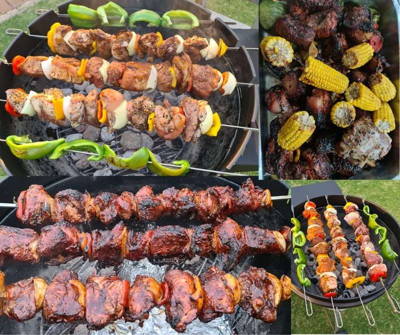 Lifespace Espetada Skewer Set for 57cm Kettle Braai