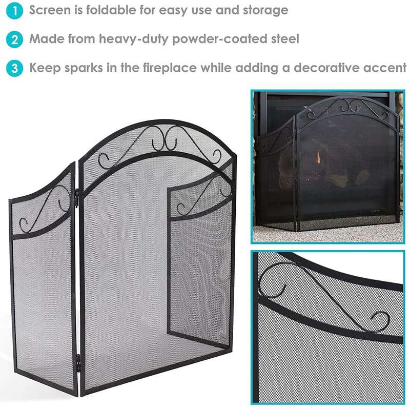 Lifespace Fireplace Protection Combo: Screen & Tool Set Bundle