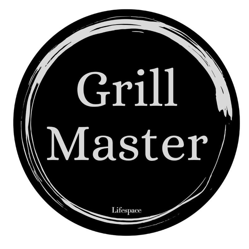 Lifespace "Grill Master" Drinks Coasters - Set of 6